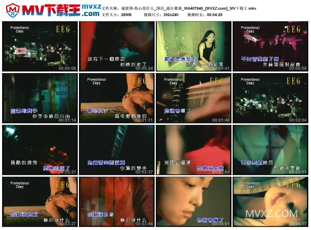 谢霆锋-伤心没什么_国语_流行歌曲_MA407940